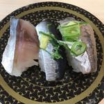 ひかりもの三種盛り(はま寿司春日井大和通店)