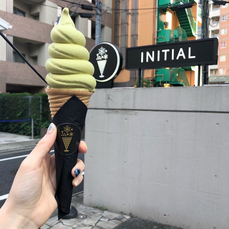 濃厚ピスタチオのソフトクリーム(INITIAL Nakameguro)