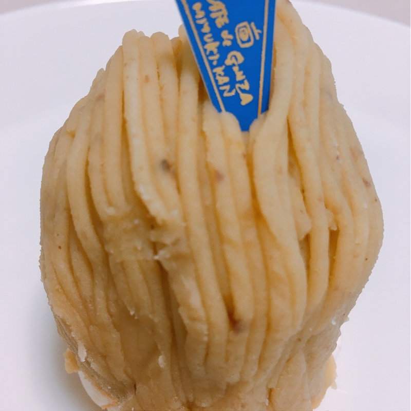 和栗のモンブラン(カフェ ド 銀座みゆき館 アトレ吉祥寺店)