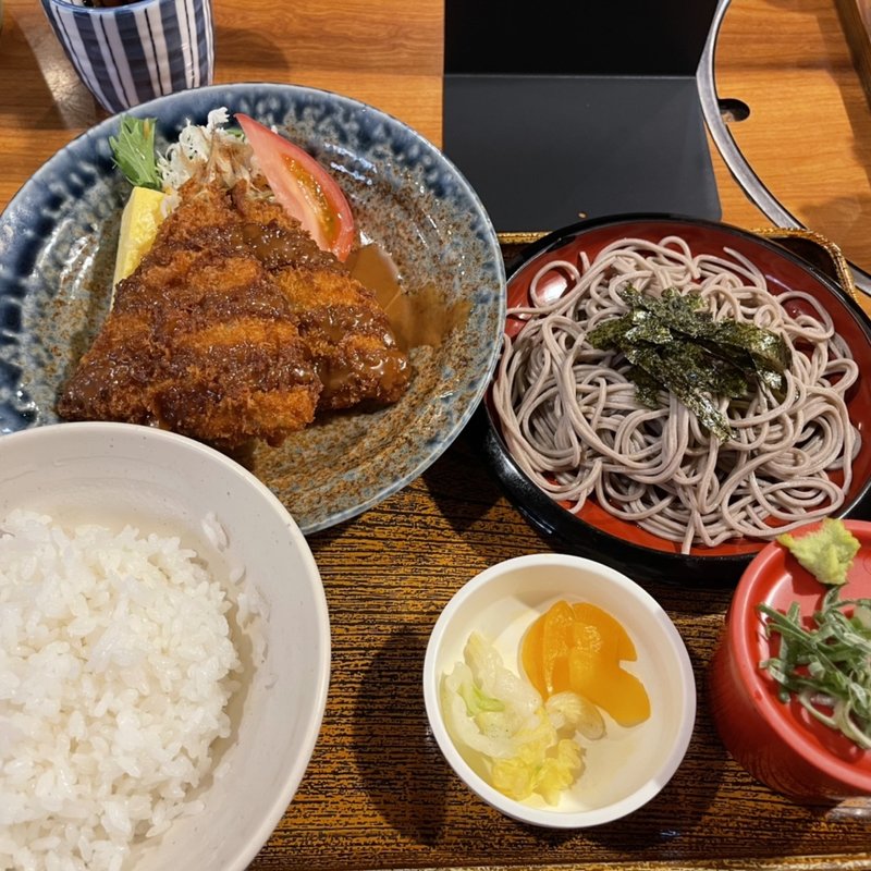 アジフライ定食(つなぎ)