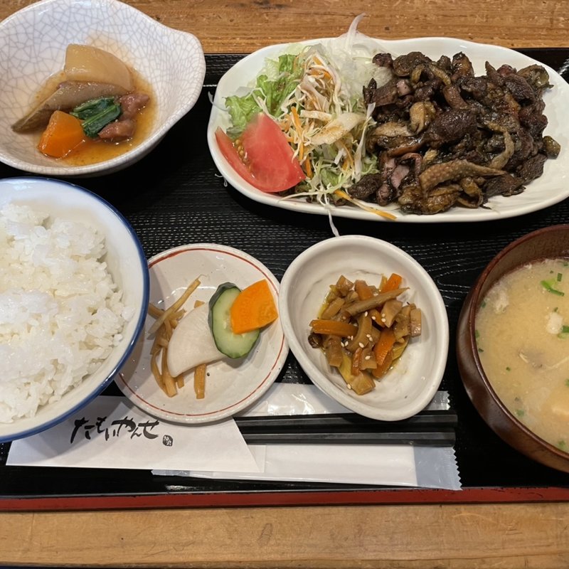 もも焼き定食(たもいやんせ新宿店)