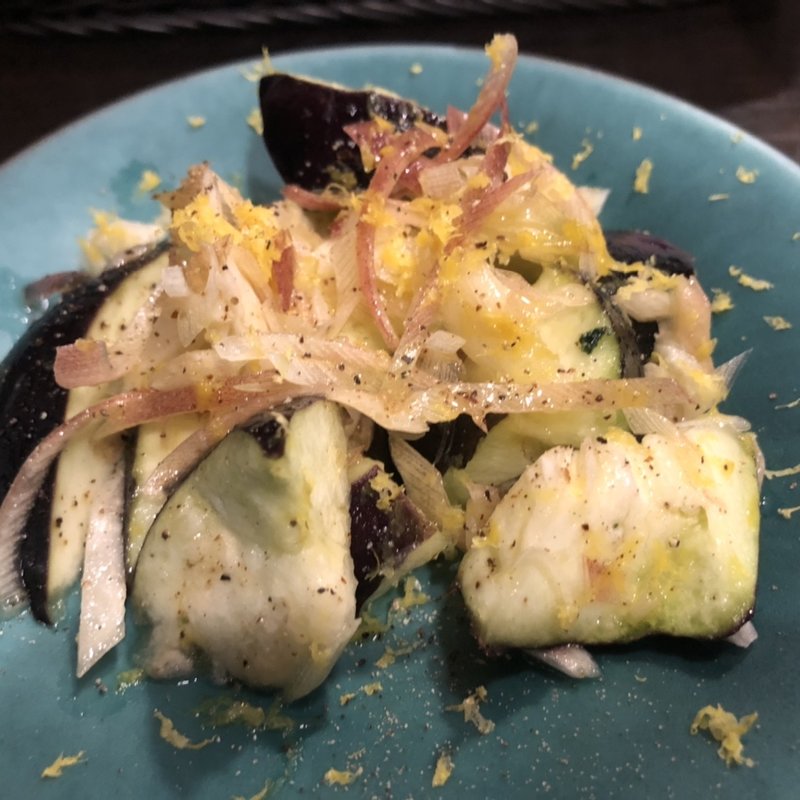 水ナスのミョウガのマリネ(Enoteca 眞  （エノテカシン）)