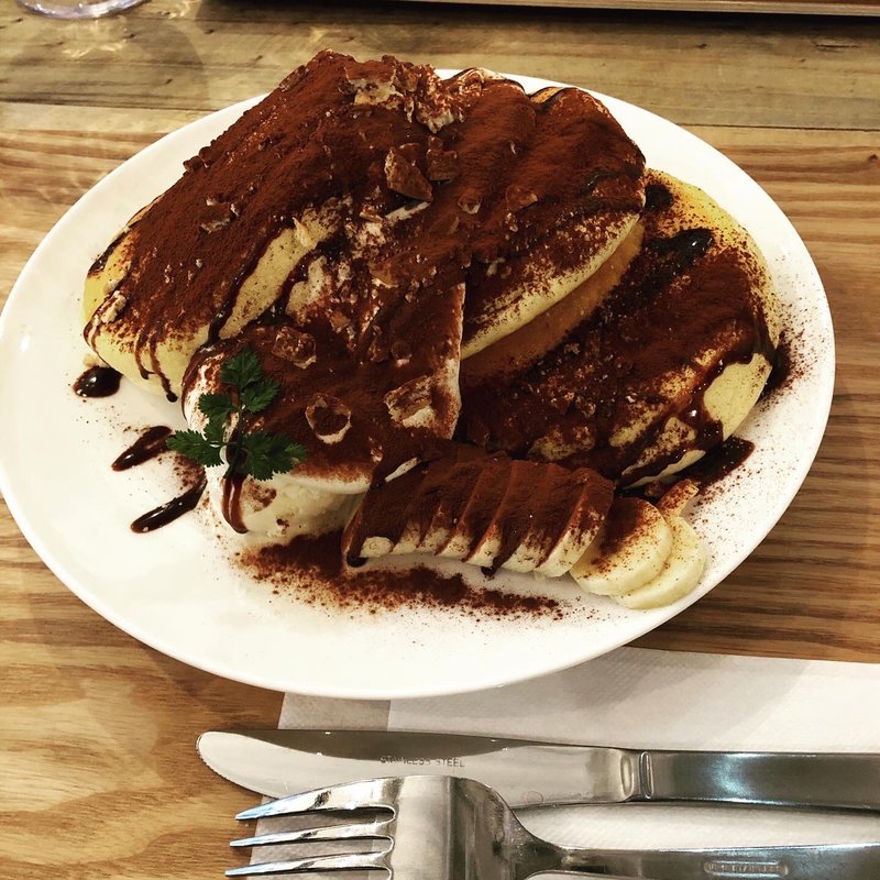 ショコラバナナパンケーキ(jam coffee)