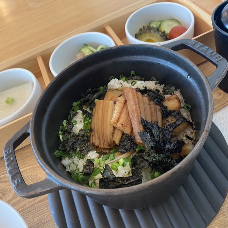 穴子のご飯(小倉山荘ファーム ダイニングカフェ)