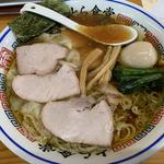 焼豚（チャーシュー）麺　大盛半熟煮卵トッピング(とら食堂 （とらしょくどう）)