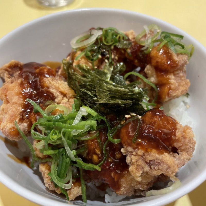 からあげ丼セット(どうとんぼり神座 長吉店)