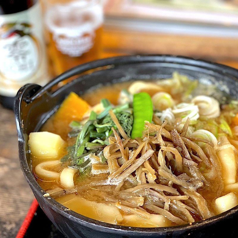 かぼちゃほうとう(甲州ほうとう小作　清里高原店)