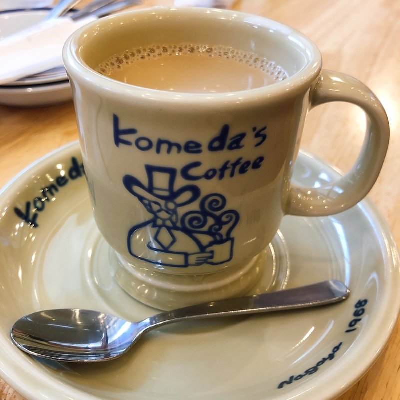 カフェオレ（モーニングセット）(コメダ珈琲 イオン駒岡店)