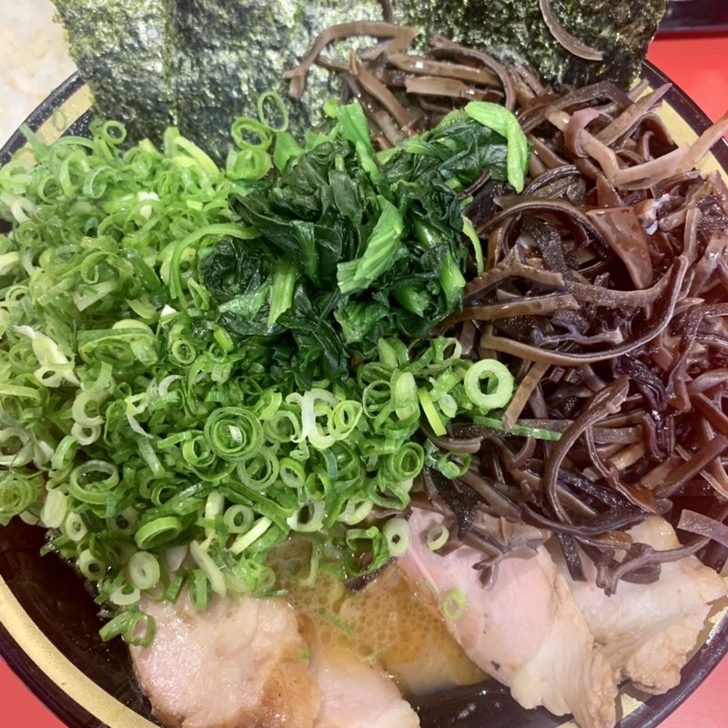 チャーシューメン（きくらけ、九条ネギ）(ラーメン 環2家 蒲田店)
