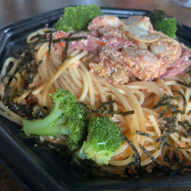 帆立のたらこバタートマトクリームパスタ(成城石井 グランデュオ蒲田店)