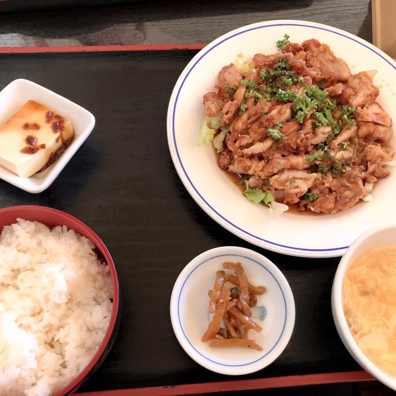 油淋鶏定食(餃子王)
