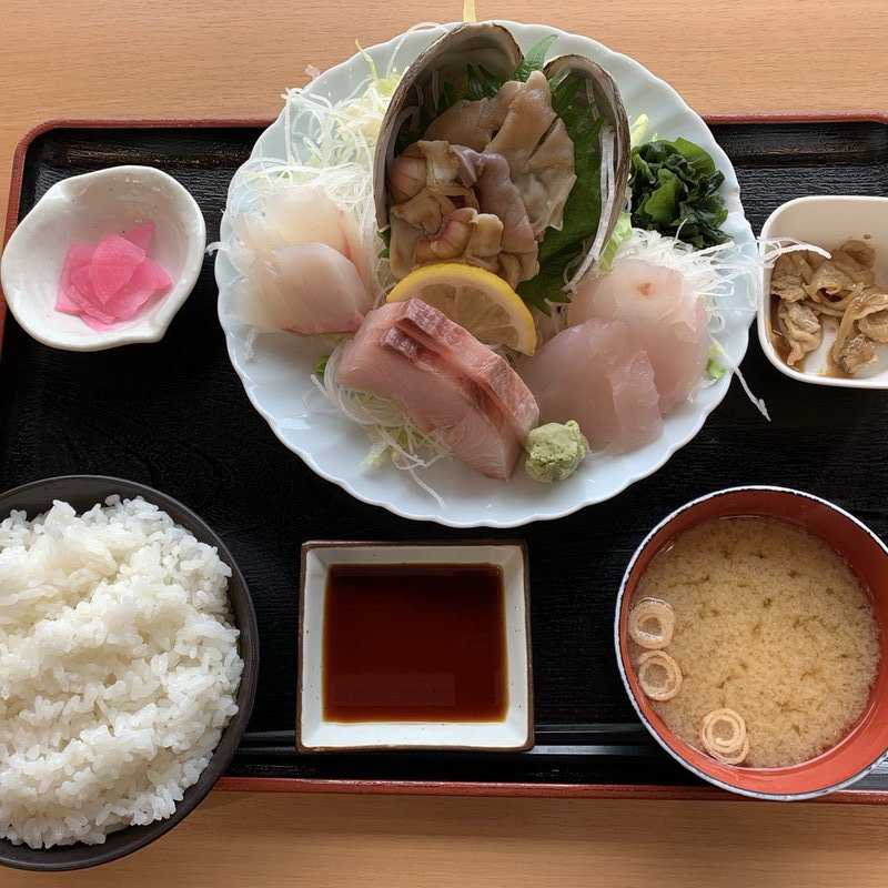 刺身定食(四倉パーキングエリア下り線食堂)