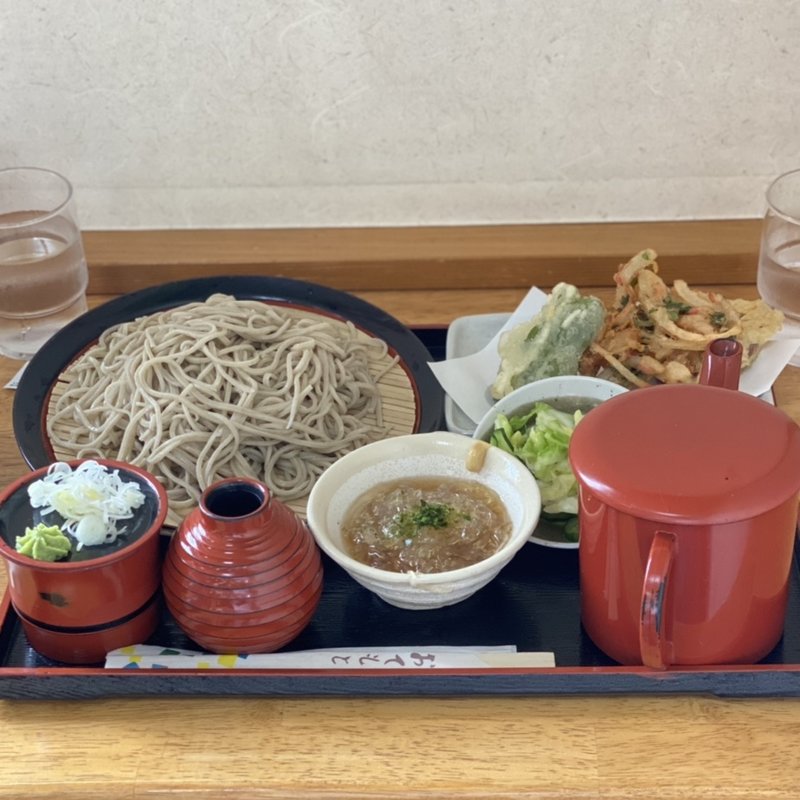 水車天もりそば(道の駅 東山道 伊王野 食事処　水車館)