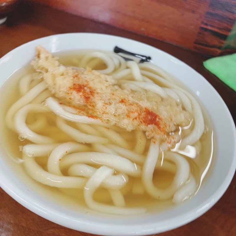 えび天うどん(かねいしうどん)