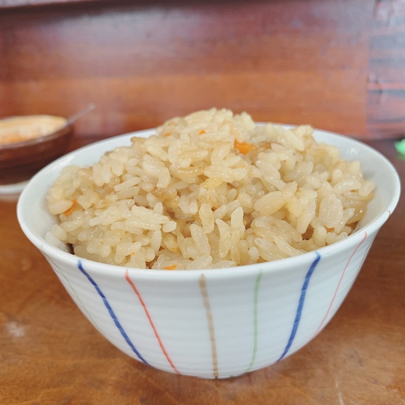 かしわめし(かねいしうどん)