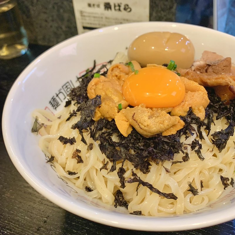 限定　冷やしうにそば(桑ばら)