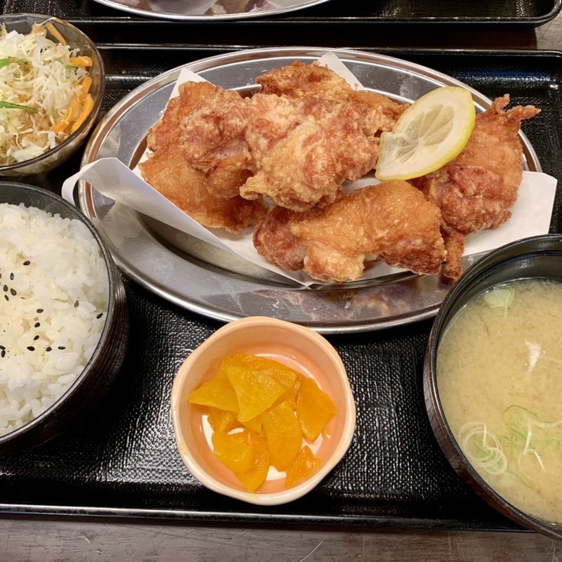 ザンギ定食(小樽なると屋 山の手店)