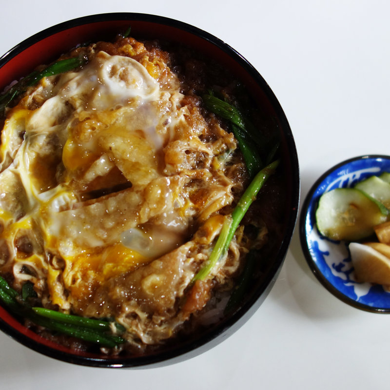 丸天とじ丼(そば処 い志まつ)
