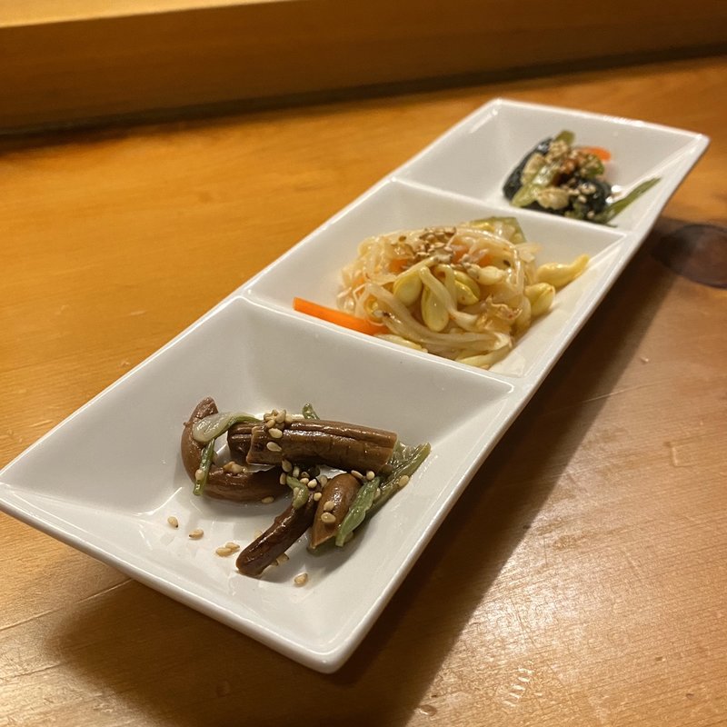 ナムル3種盛合せ(焼肉 御華)