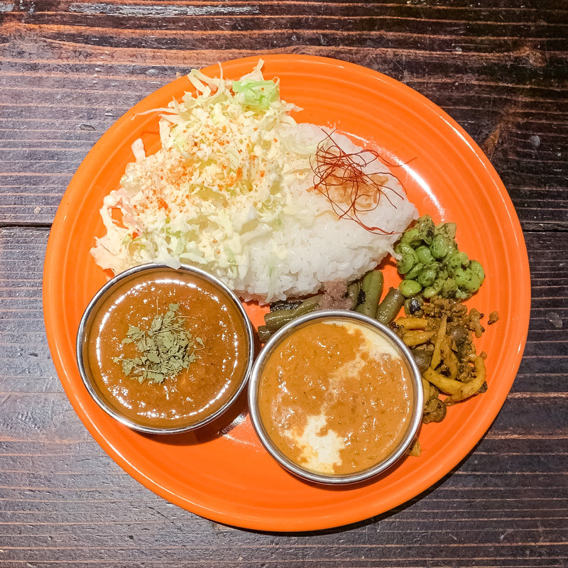 攻めのあいがけ2種(スパイスブラザーズ)