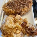 大分中津から揚げと牛肉コロッケ(香の川製麺 茨木店)