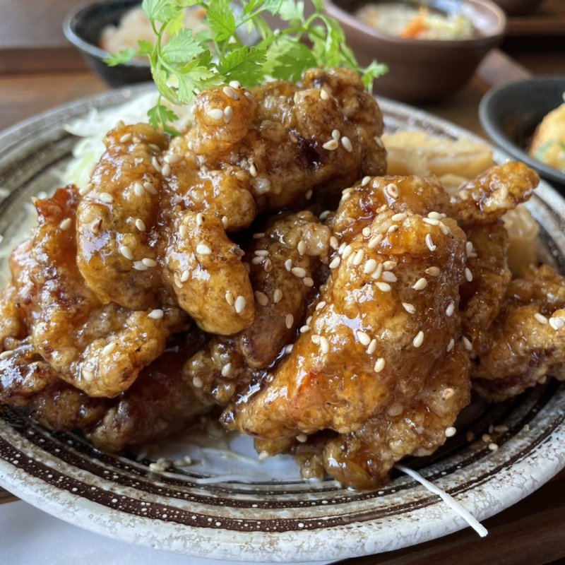 彩り定食(なごみ食堂)