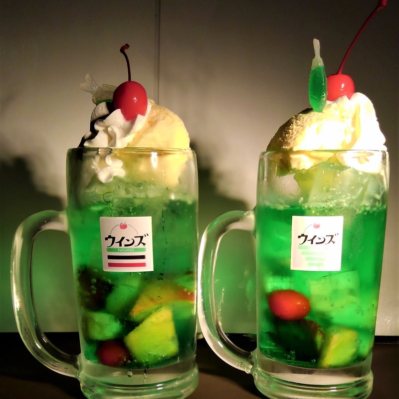 クリームソーダ　レトロかわいい(ウインズ 長野店 （winds）)
