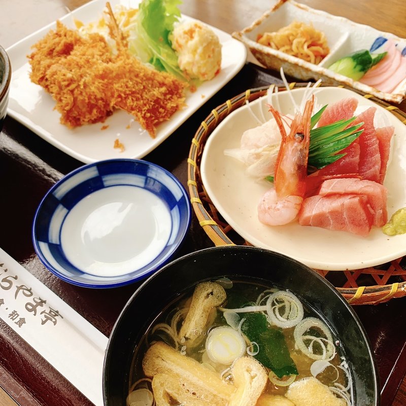 あじわい御膳(ヒレカツとお刺身)(レストラン　むらやま亭 )