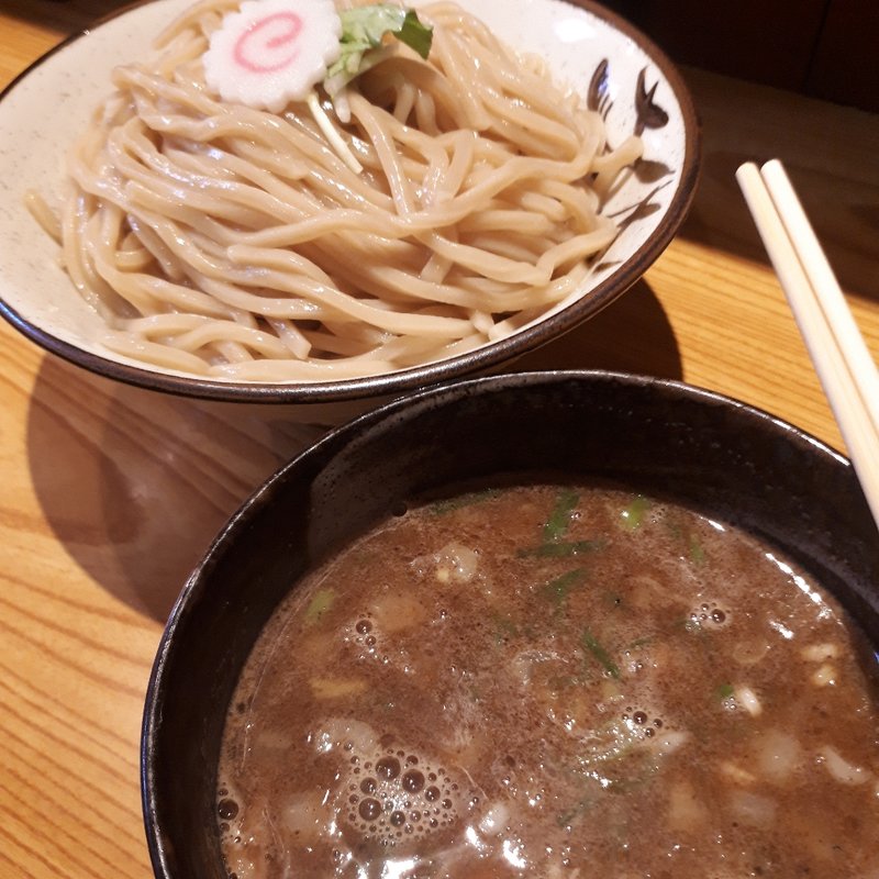 濃厚つけ麺　ランチは玉子かネギ増し無料(麺吉)