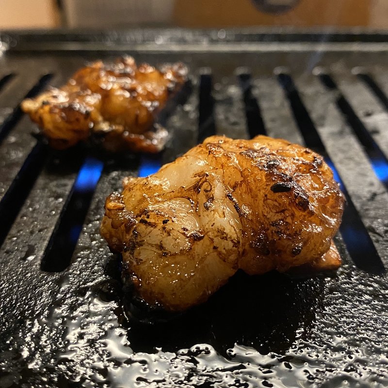 脂付きホルモン(焼肉 御華)