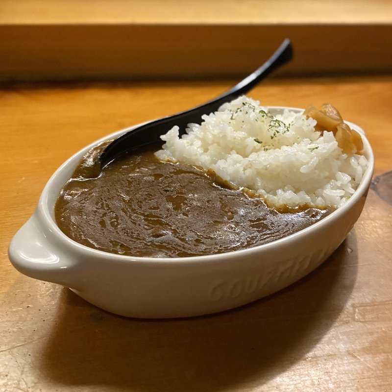 シメの近江牛プチカレー(焼肉 御華)