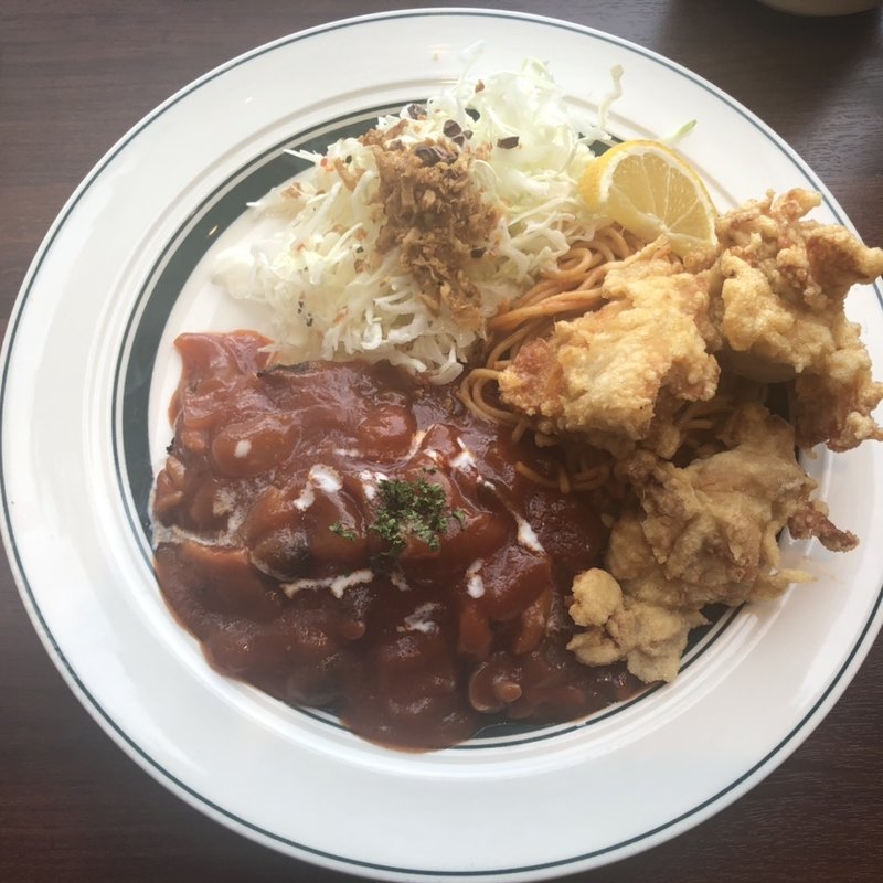 ポークチャップ（唐揚げトッピング）(K2)