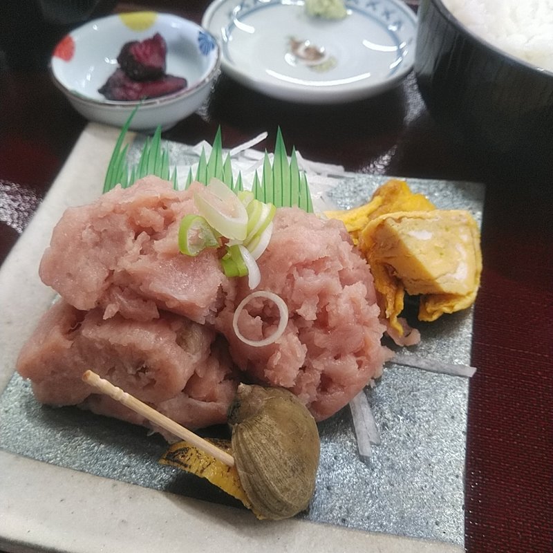 ネギトロ定食(みなさん館 むすび庵 )