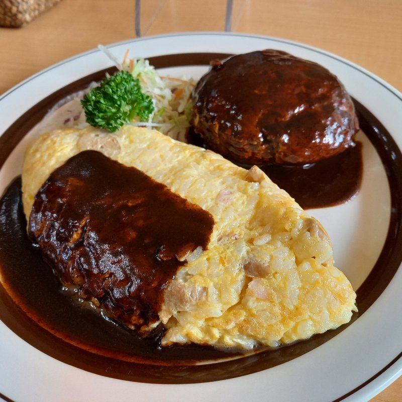 オム&バーグセット150g(レストラン道 （レストランミチ）)
