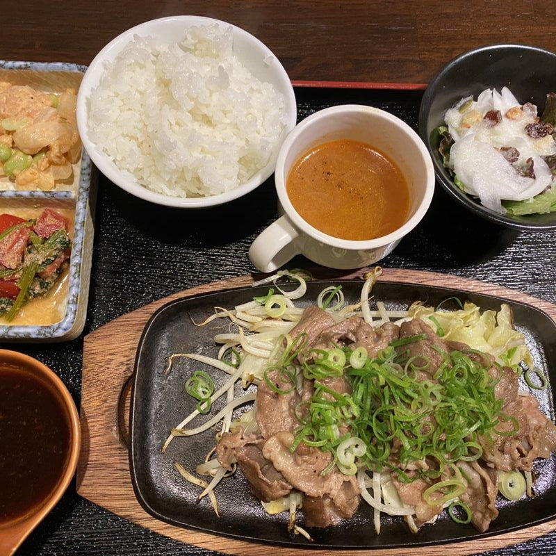 ジンギスカン定食(ひつじや 糸)