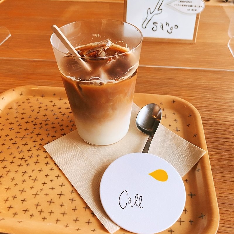 アイスミルクコーヒー(call cafe 家と庭)