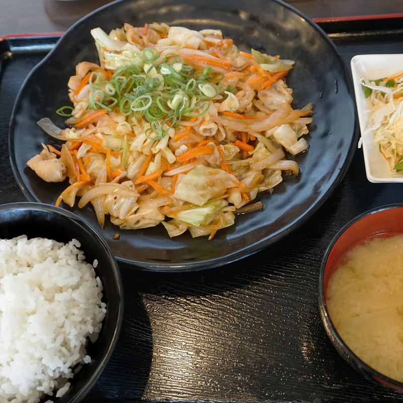 ホルモン定食(麺専科 げんき)