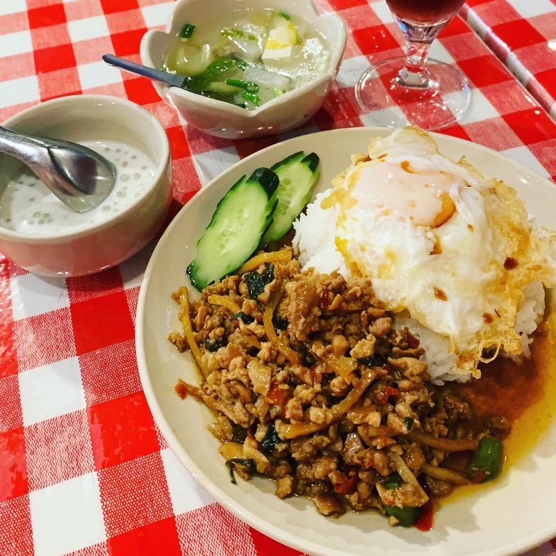 ガパオライス(目玉焼きとドリンクのオプション込み）(コ！ピーピー 溝の口店 （Koh Phi phi）)