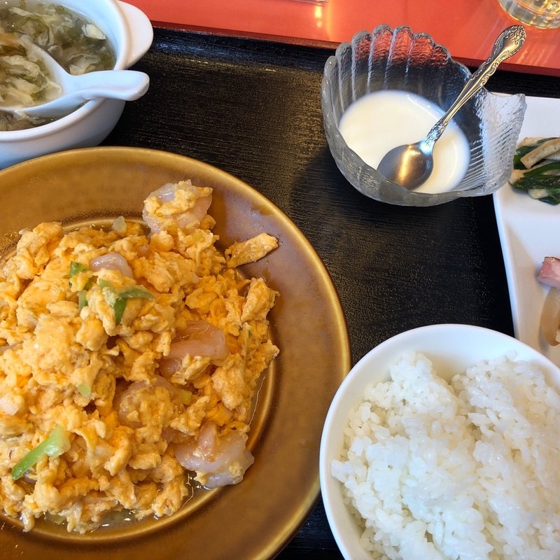 海老と玉子の炒め(徐家)