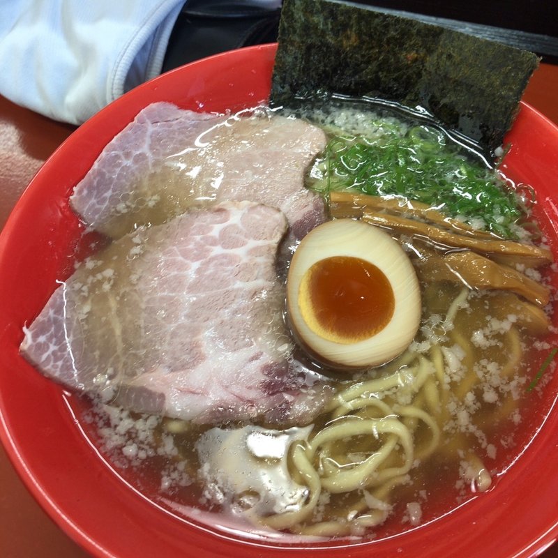 中華そば　平打麺(麺屋　浜堂　高松中央卸売市場店)