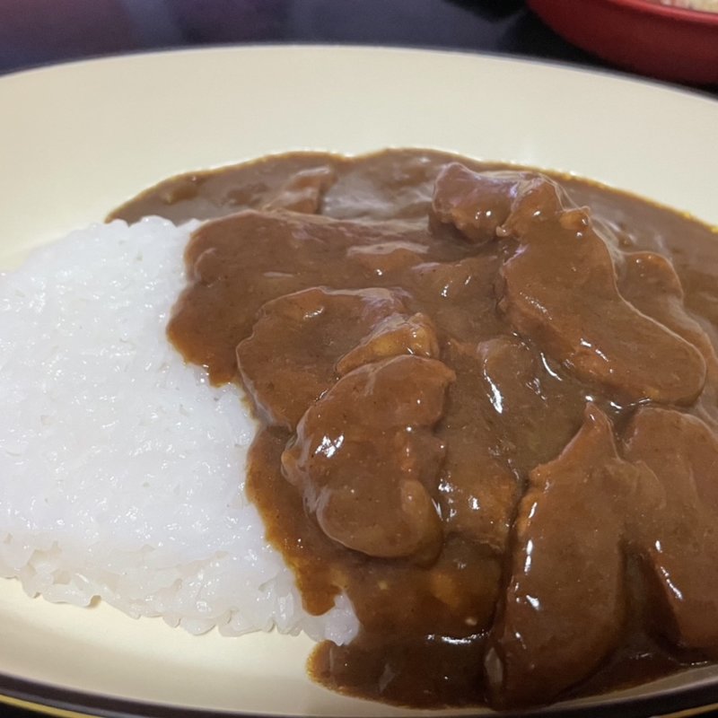 ラムカレーライス(自宅)