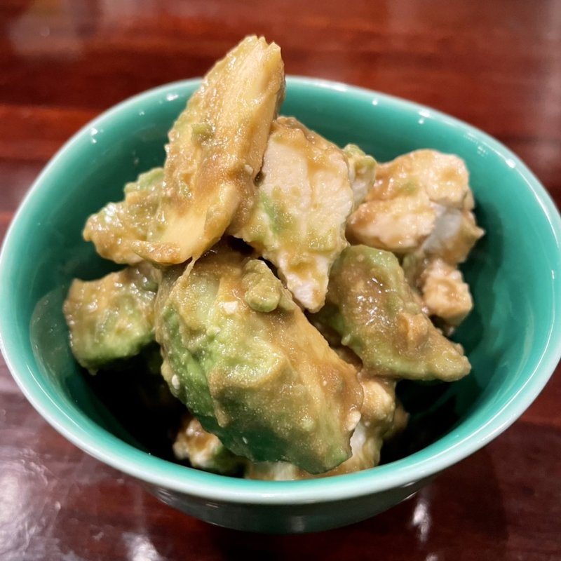 アボカドとパニールの山葵醤油和え(すぱいす暮らし)