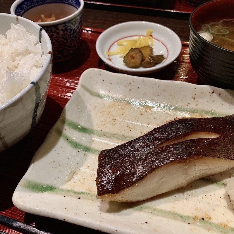 銀ダラの西京焼き(御苑 炉庵)