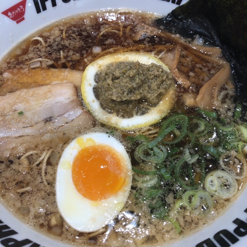 博多流　オリーブ醤油ラーメン(IPPUDO RAMEN EXPRESS ゆめタウン高松店)
