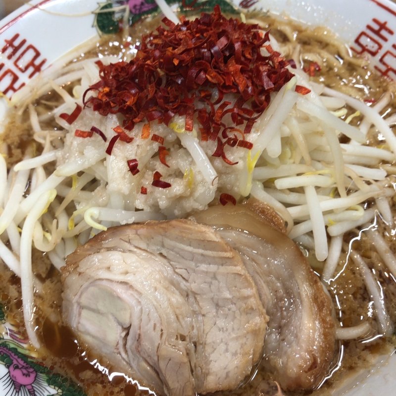 ラーメン並　野菜2倍(ダントツラーメン 岡山一番店 )