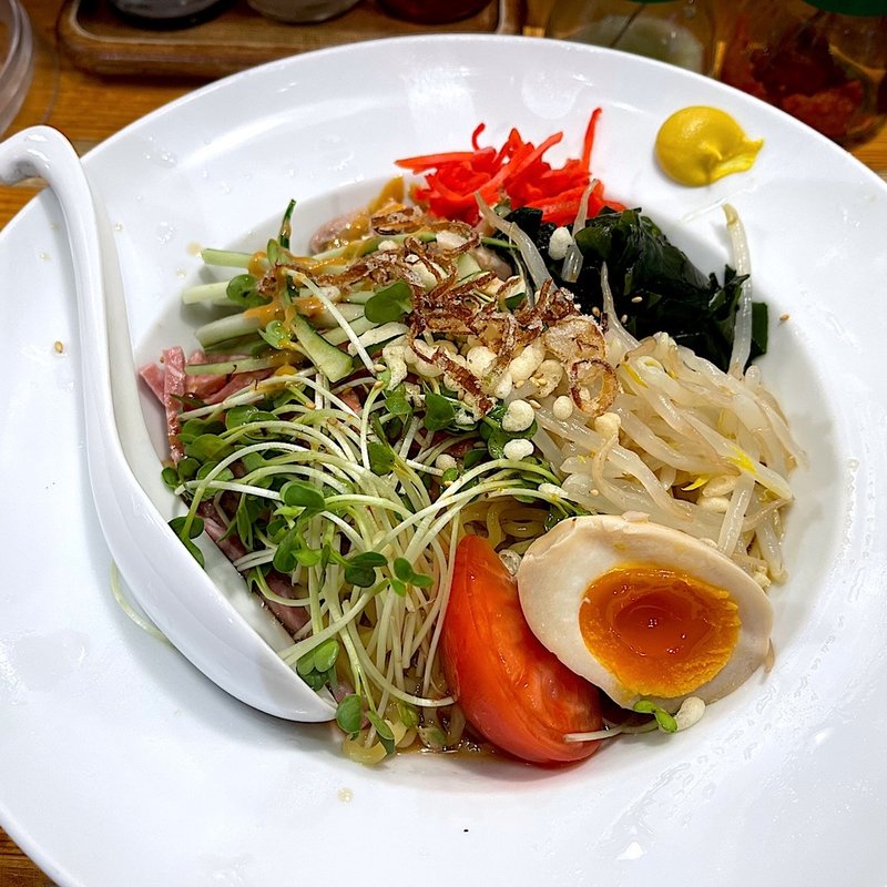 冷し中華(麺飯食堂なかじま)