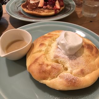 パンケーキ(ハーフ)(カフェ サラマンジェ～カフェ食堂 （CAFE SALLE A MANGER～カフェ食堂）)