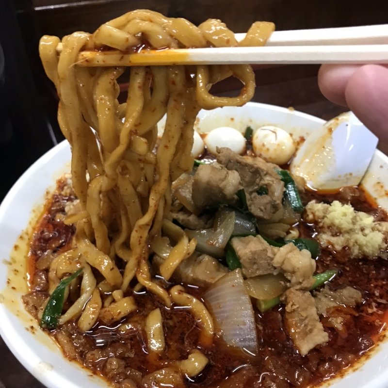 辛いスタ満そば(スタミナ満点ラーメンすず鬼)