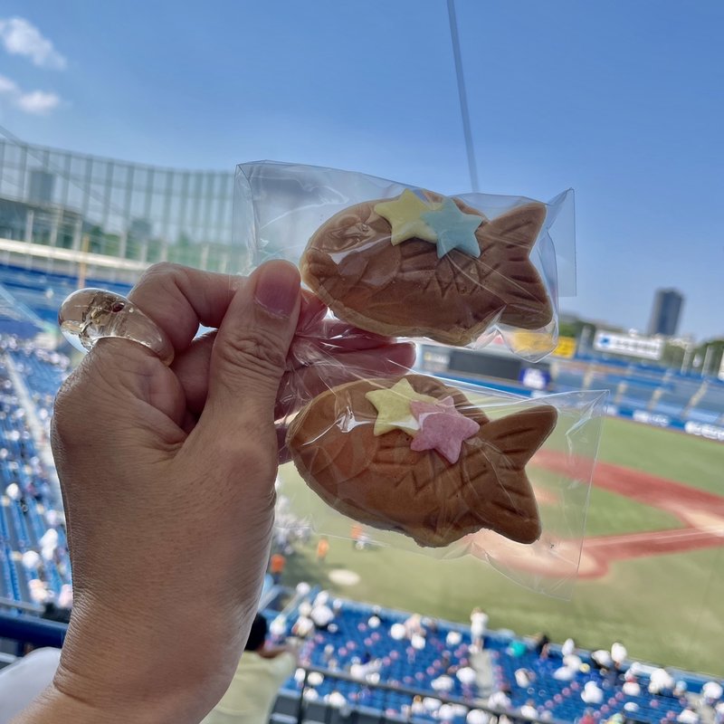 七夕小鯛焼(桃林堂 青山本店・桃林堂画廊)