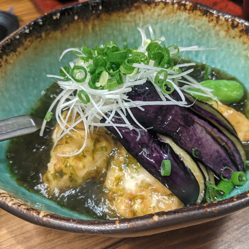 揚げ出し豆腐(鮮魚と釜飯のお店 魚義)